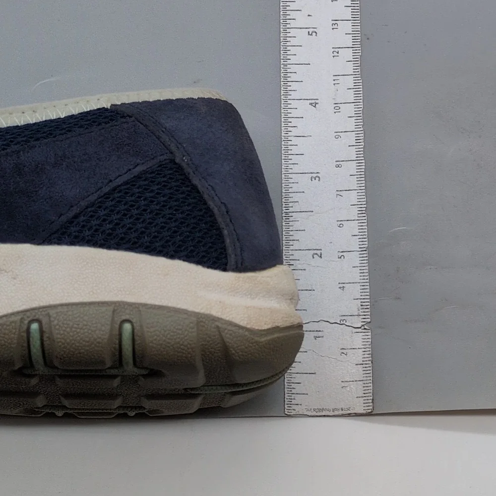 Duluth Trading Co Shoes Womens Blue 9.5‎ Leather Mary Jane Hook Loop Comfort